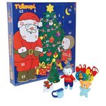 JEMINI T'CHOUPI CALENDRIER DE L'AVENT CONTENANT 35 PIECES - 36 X 39.5 CM