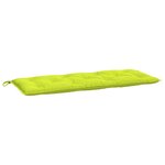 vidaXL Coussins de banc de jardin lot de 2 vert vif tissu Oxford