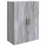 vidaXL Armoire Murale Sonoma gris 66 x 34 5 x 90 cm Bois d'ingénierie
