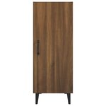 vidaXL Buffet Chêne marron 34 5x34x90 cm Bois d'ingénierie