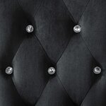 vidaXL Chaises à manger lot de 6 noir velours