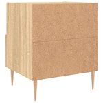 vidaXL Table de chevet chêne sonoma 40x35x47 5 cm bois d’ingénierie