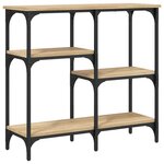 vidaXL Table console Chêne Sonoma 80x29x75 cm Bois d'ingénierie