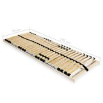 vidaXL Sommier à lattes avec 28 lattes 7 zones 70 x 200 cm