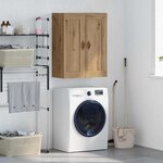 vidaXL Meuble mural Chêne artisanal 69 5 x 34 x 90 cm