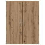 vidaXL Cabinet de Bureau avec étagère chêne artisanal 60 x 32 x 77.5