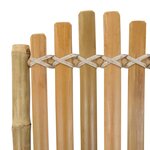 vidaXL Chaise de jardin 4 Pièces Naturel Bambou