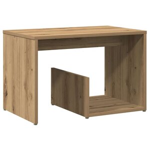 vidaXL Table d'appoint chêne artisanal 59x36x38 cm bois d'ingénierie