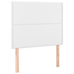 vidaXL Cadre de lit avec tête de lit Blanc 90x200 cm Similicuir