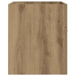 vidaXL Armoire lavabo de salle de bain chêne artisanal bois ingénierie