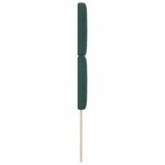 vidaXL Tête de Lit LED Argyle Manuel Vert foncé 90 cm Velours