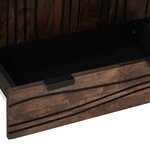 vidaXL Buffet Marron 60 x 33 x 100 cm bois de manguier massif