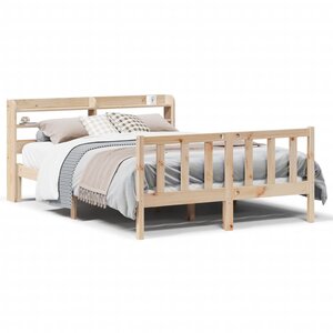 vidaXL Cadre de lit sans matelas 140x200 cm bois massif de pin