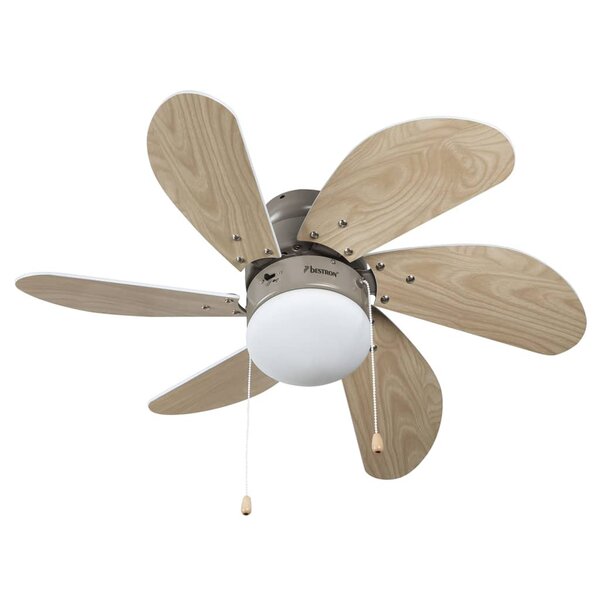 Bestron Ventilateur de plafond 76 cm 60 W Érable/blanc DC30T