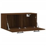 vidaXL Armoire murale chêne marron 80x36 5x35 cm bois d'ingénierie