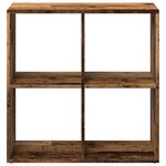 vidaXL Étagère séparatrice de pièce vieux bois 69 5x29x69 5 cm