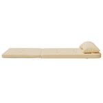 vidaXL Coussins de chaise adirondack lot de 2 beige tissu oxford
