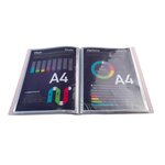 Protège-documents En Polypropylène Semi-rigide Aquarel Pp 80 Vues - A4 - Couleurs Assorties - Exacompta