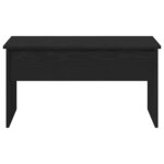 vidaXL Table basse Chêne noir 80 x 50.5 x 41.5 cm Bois d'ingénierie