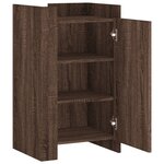 vidaXL Buffet chêne marron 45x35x75 cm bois d'ingénierie