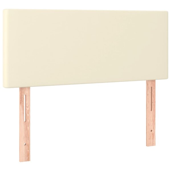 vidaXL Tête de lit Crème 90x5x78/88 cm Similicuir