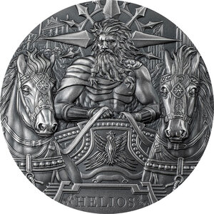 Monnaie HELIOS Gods of The World 3 Oz Argent 20$ Cook Islands 2022