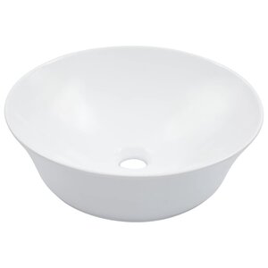vidaXL Lavabo 41x12 5 cm Céramique Blanc