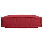 vidaXL Coussin pour assise de palette Bordeaux 60 x 60 x 12 cm
