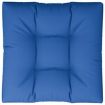vidaXL Coussin de palette bleu royal 70x70x12 cm tissu