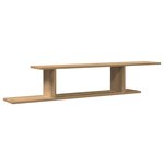 vidaXL Étagère TV murale chêne artisanal 125x18x23cm bois d'ingénierie
