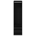 vidaXL Armoire Chêne noir 50 x 50 x 200 cm Bois d'ingénierie