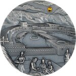 Monnaie SUN DAGGER Equinox and Solstice 2 Oz Argent 10$ Palau 2024