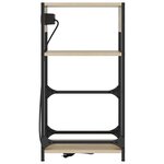 vidaXL Cabinet de chevet avec tiroir Chêne sonoma 40 x 27 x 76 cm