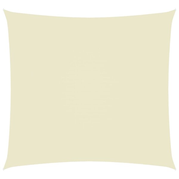 vidaXL Voile de parasol tissu oxford rectangulaire 2x2 5 m crème