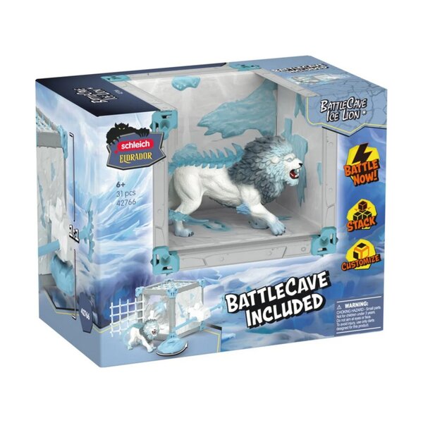 Schleich 42766 - Eldrador BattleCave Lion de glace