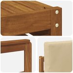 vidaXL Ensemble de canapés d'extérieur 11 Pièces Naturel et Beige