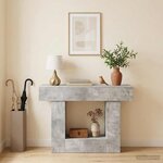 vidaXL Gris Béton 101 x 30 x 74 cm