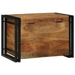 vidaXL Boîte de rangement 60x40x41 cm - En bois d'acacia massif