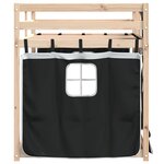vidaXL Lit superposé sans matelas 90x190 cm bois de pin massif
