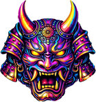 Monnaie SAMURAI MASK Shaped 1/1000 Oz Medaille Or (PRÉCOMMANDE)