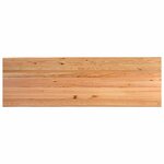 vidaXL Table à manger avec bord naturel 320x100x74cm bois massif chêne