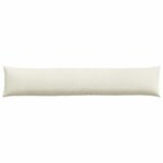 vidaXL Coussins de canapé 2 Pièces Crème 200 x 40 cm