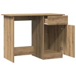 vidaXL Bureau chêne artisanal 100x50x76 cm bois d'ingénierie