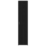 vidaXL Meuble Haut Chêne Noir 40x42 5x185 cm Bois d'ingénierie