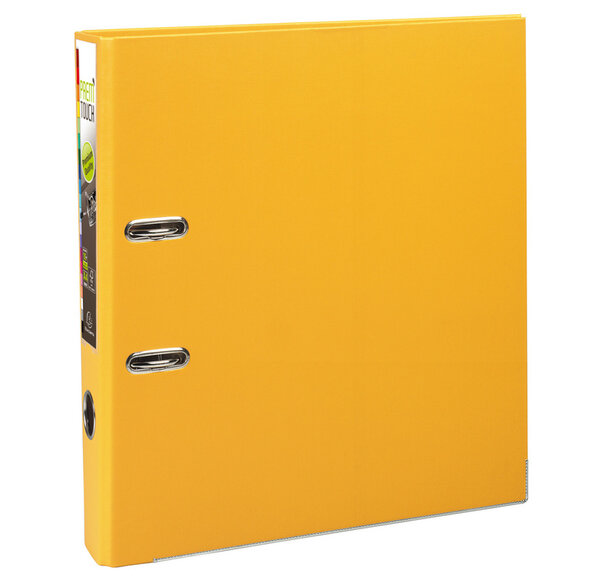 Classeur à Levier Prem'Touch Polypro Int / Ext Dos 50 mm Renforcé Jaune EXACOMPTA