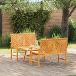 vidaXL Ensemble de salon de jardin 2 Pièces Marron Bois d'acacia massif