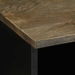 vidaXL Meuble TV gris clair 70x33 5x46 cm bois massif de manguier