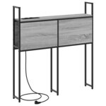 vidaXL Tête de lit de rangement Sonoma gris 100 cm Bois d'ingénierie