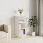vidaXL Buffet blanc 34 5x32 5x90 cm bois d'ingénierie