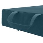vidaXL Canapé-lit pliable 90 x 67 x 45 cm Bleu